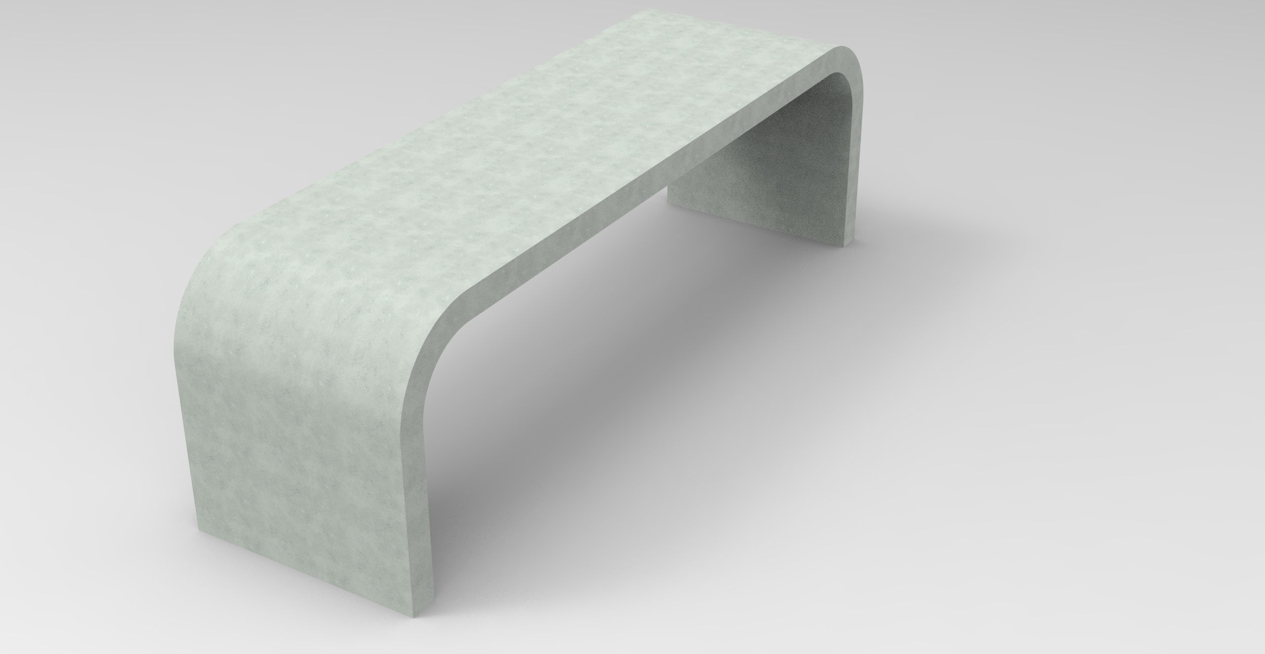 Artefato de Concreto Banco U Simples